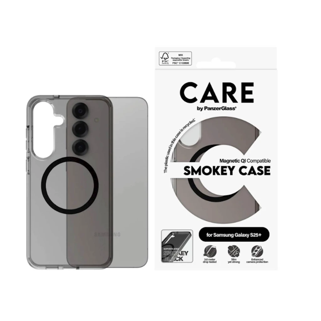 Zaštitni okvir Care S25 Plus Smokey Black - image 1