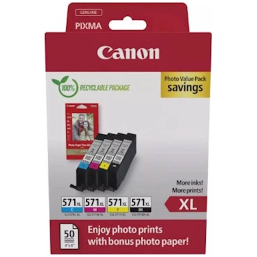 KOMPLET CANON CLI-571 M,Y,C,BK XL - image 1