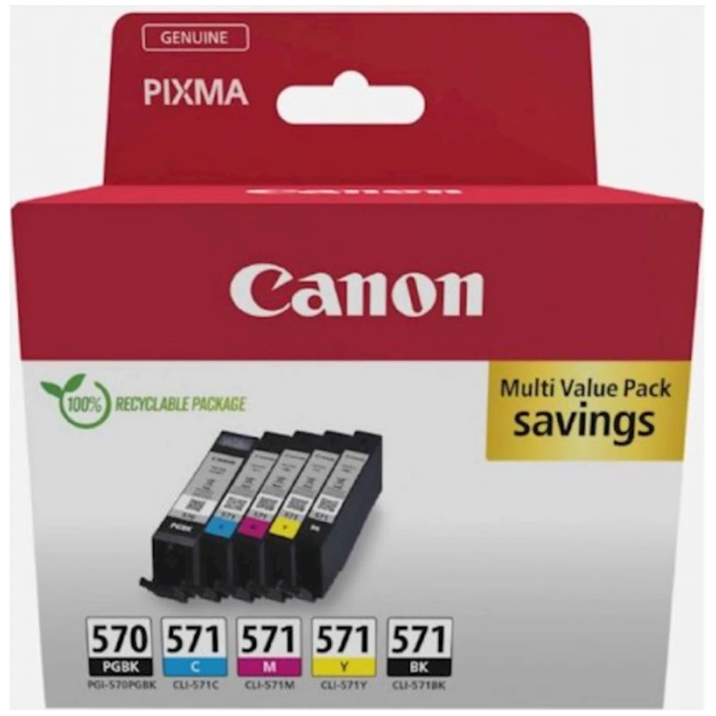KOMPLET CANON PGI570/CLI571PGBK/C/M/Y/BK MULTI - image 1