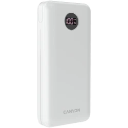 CANYON Prenosna Baterija PB-2002 LED - 20000mAh, 20W Brzo Punjenje, Bijela - thumbnail 2