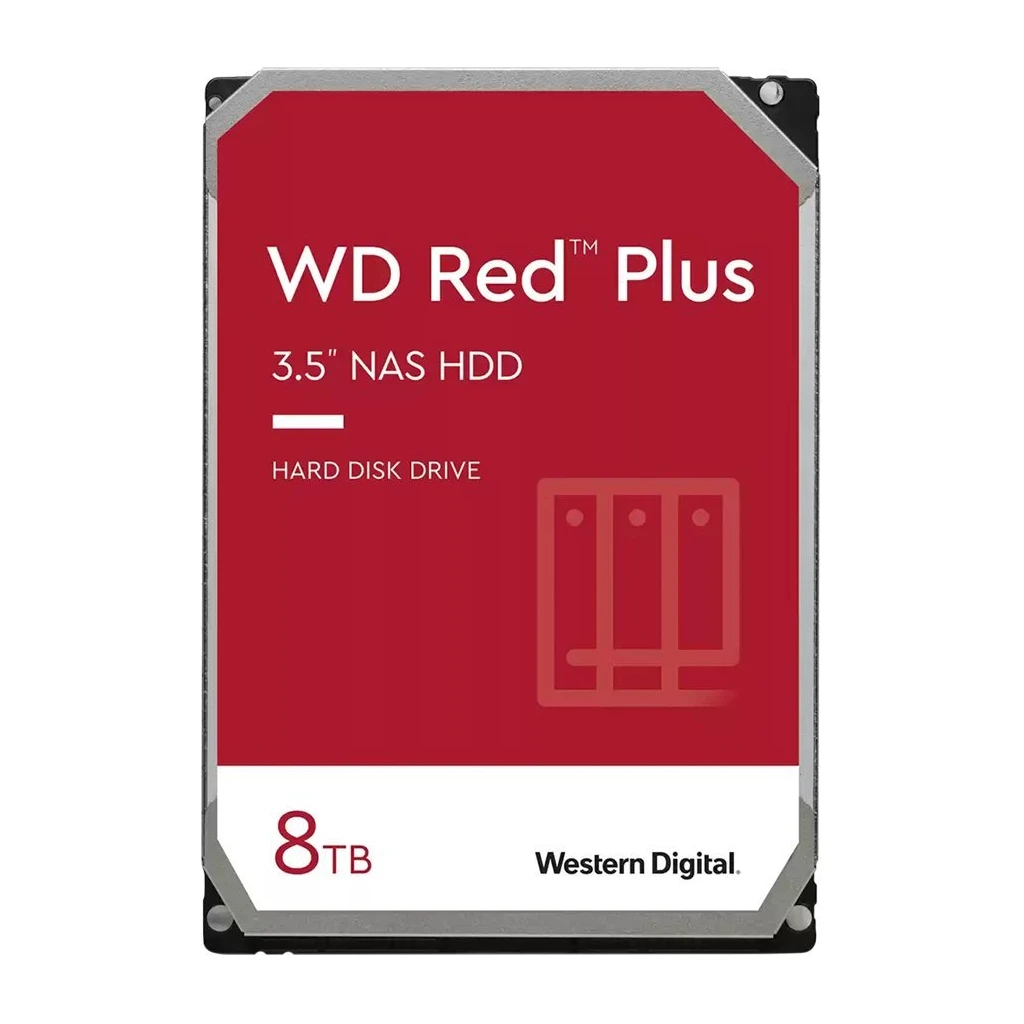 WD Red Plus NAS Tvrdi Disk 8TB - Pouzdan i Brz Storage - image 1