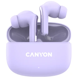 CANYON Bežične Slušalice OnGo 9 - Bluetooth 5.0, Ljubičaste, 20h Baterija - thumbnail 1