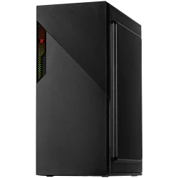 Inter-Tech Kućište A-303 Slant Midi Tower - RGB Osvjetljenje, ATX Format - thumbnail 1