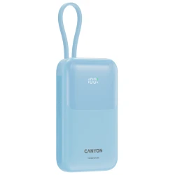CANYON Prenosna Baterija OnPower 101 - 10000mAh, 22.5W Brzo Punjenje, Plava - thumbnail 3
