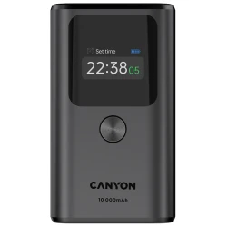 CANYON Prijenosna Baterija OnPower 130 - 10000mAh, TFT Ekran, 30W Punjenje - thumbnail 1
