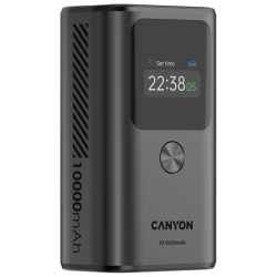 CANYON Prijenosna Baterija OnPower 130 - 10000mAh, TFT Ekran, 30W Punjenje - thumbnail 2