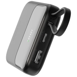 CANYON Prenosna Baterija OnPower 101 - 10000mAh, 22.5W, Ugrađeni Kabl, Crna - thumbnail 6
