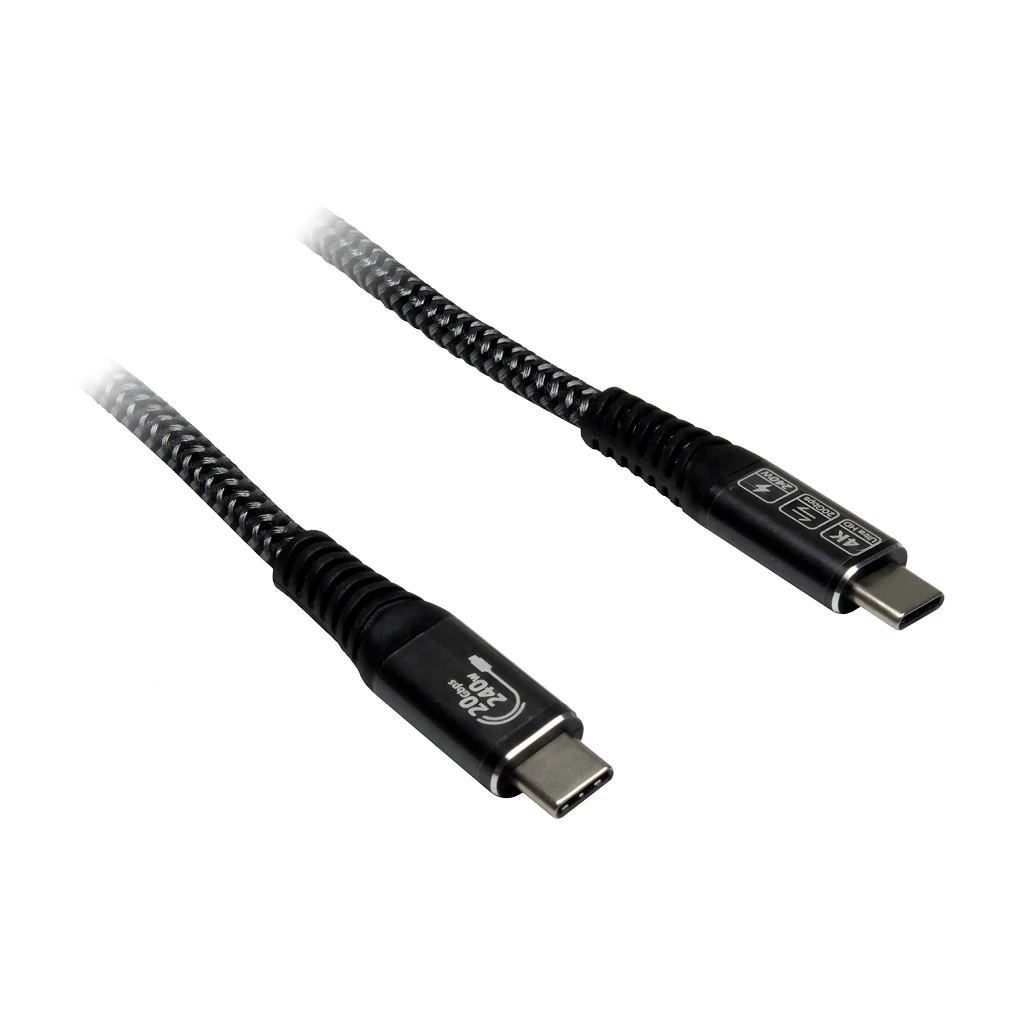 USB C AC Cable USB 3.2 Gen2x2 240W - 3m 7350 - image 1