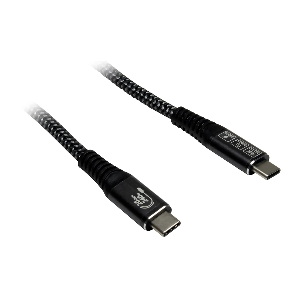 USB C AC Cable USB 3.2 Gen2x2 240W - 15m - image 1