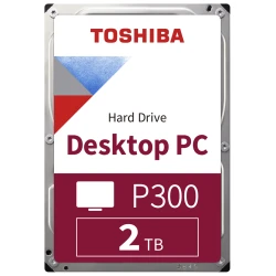 HDD Desktop TOSHIBA 2TB P300 SMR 3.5" 256MB 7200RPM NCQ AF SATA 6Gbps - thumbnail 2