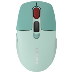 Canyon Bežični Miš MW-26 LCD - Dualni Mod, Tihi Klik, LCD Ekran, Zeleni - thumbnail 2