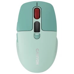 Canyon Bežični Miš MW-26 LCD - Dualni Mod, Tihi Klik, LCD Ekran, Zeleni - thumbnail 2