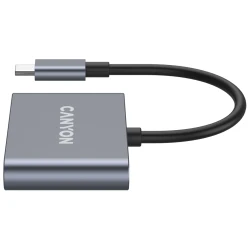 CANYON hub DS-3 3in1 USB-C Dark Grey - thumbnail 4
