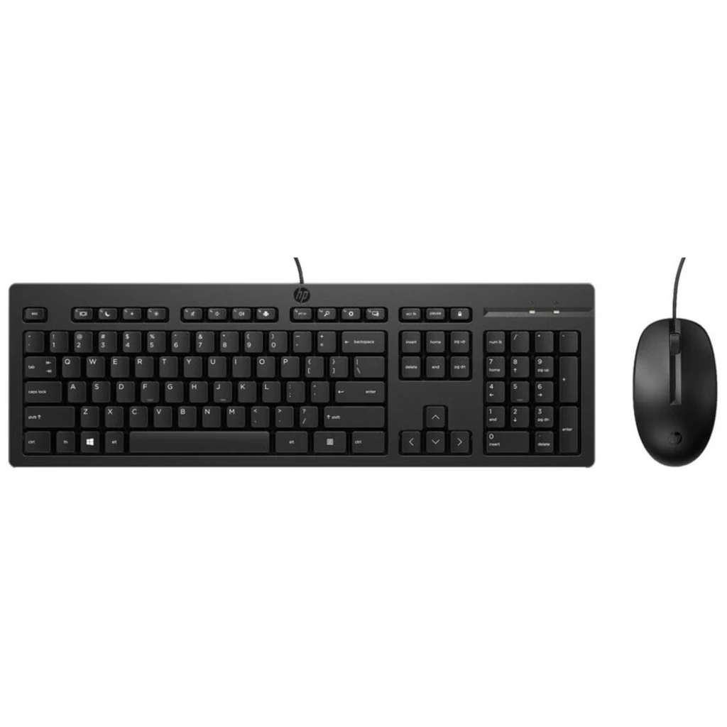 HP 225 Wired Mouse and KBHP 225 Wired Mouse and KBHP 225 Wired Mouse and KB - image 1