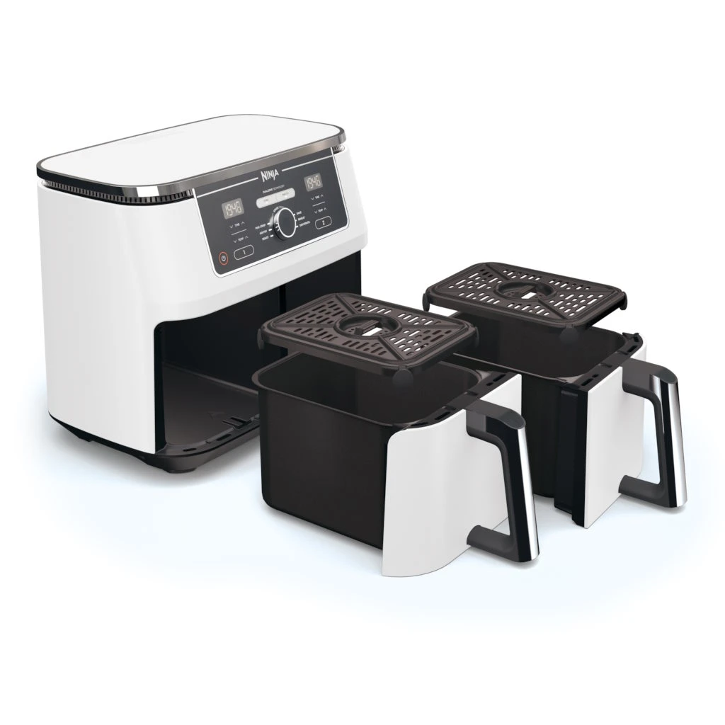 Ninja dvozonska fritezaKapac. 9.5L, 6 funk. kuhanjasnaga 2400W, PTFE neljepljivi premaz - image 1