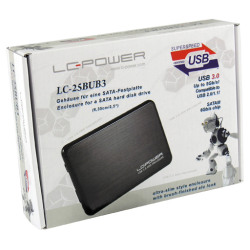 LC-Power LC-25BUB3 Enclosure2.5" USB 3.0,ultra slim - thumbnail 2