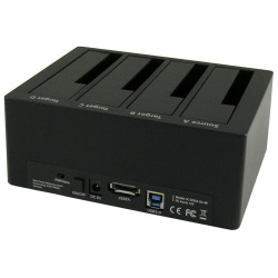 LC-Power LC-DOCK-U3-4BHDD docking station2,5"/3,5" SATA HDDs/SSDs - thumbnail 2