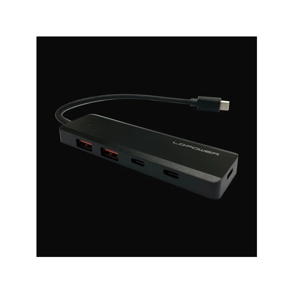 LC-Power 5in1 Hub2x USB-A, 2x USB-C,1x USB-C for PSU - image 1