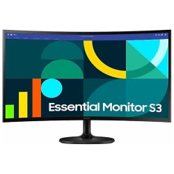 27''FHD Zakrivljeni Monitor S3VA, 1920x1080, 75Hz, 3000:14ms, 250cd, HDMI, VGA, Tilt, VESA 75x75 - thumbnail 1