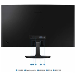 27''FHD Zakrivljeni Monitor S3VA, 1920x1080, 75Hz, 3000:14ms, 250cd, HDMI, VGA, Tilt, VESA 75x75 - thumbnail 3