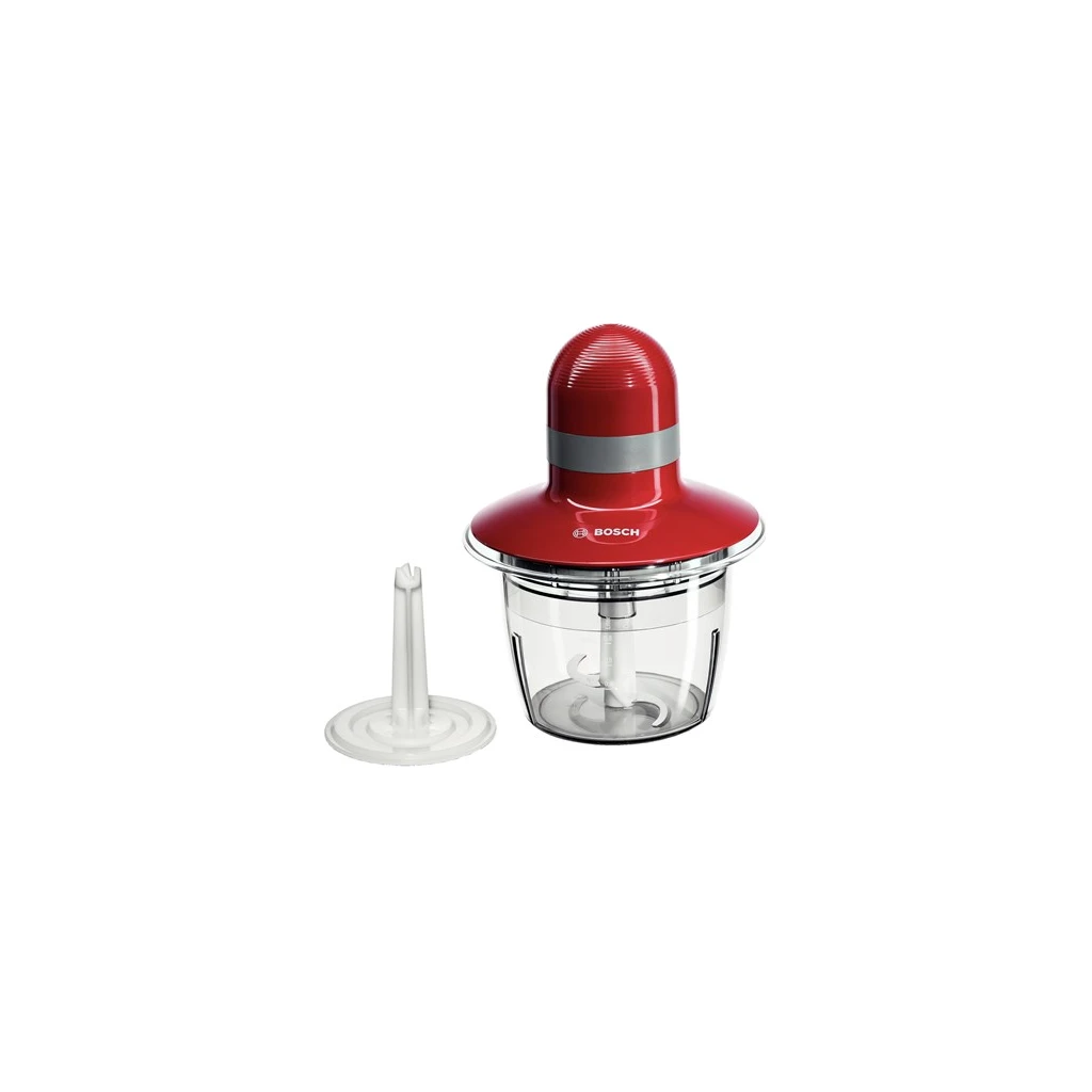BOSCH sjeckalica 400W, CRVENA, 0.8L,INOX nož, ploča za tučenje vrhnja, SL - image 1