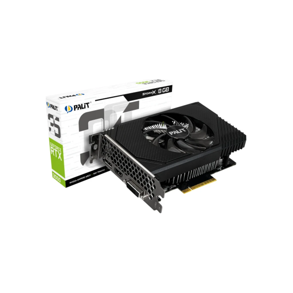 PALIT VGA RTX 3050 StormXnVidia GeForce RTX 30508GB GDDR6 128bit;DVI,HDMI,DP - image 1
