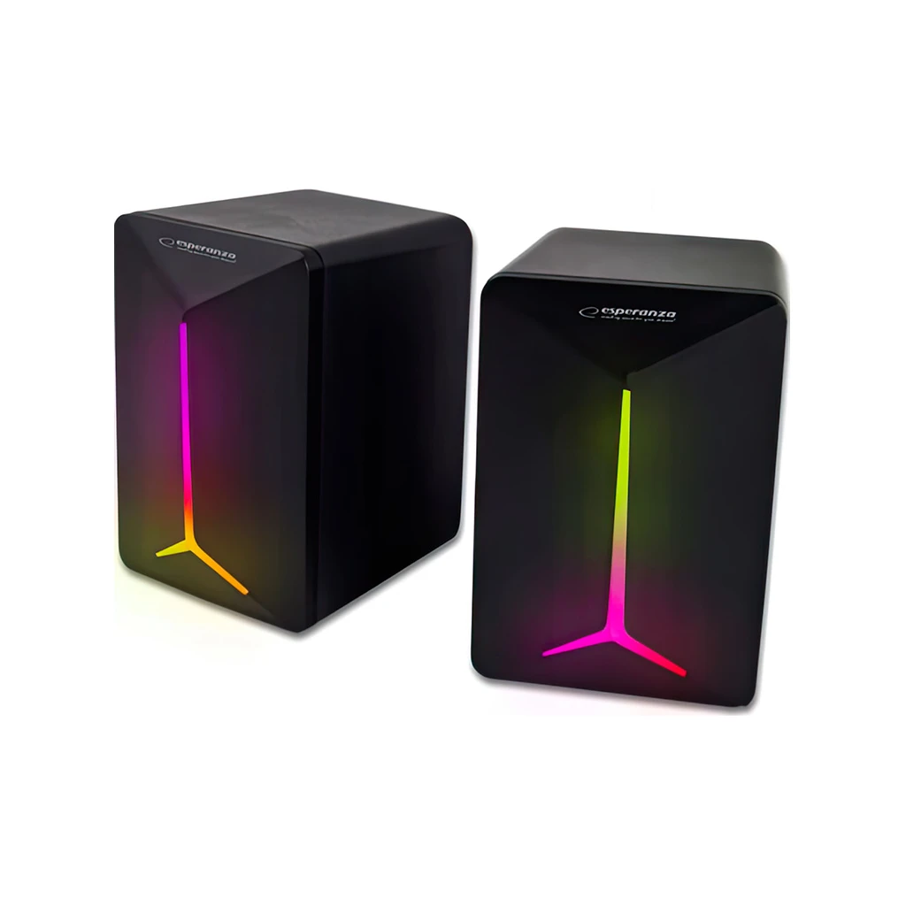 Zvučnici 2.0 ESPERANZA USB SPEAKERS 2.0 LED RAINBOW FREVO EGS105 - image 1