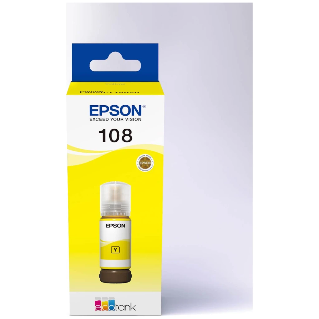 Tinta Epson 108 EcoTank Yellow - image 1