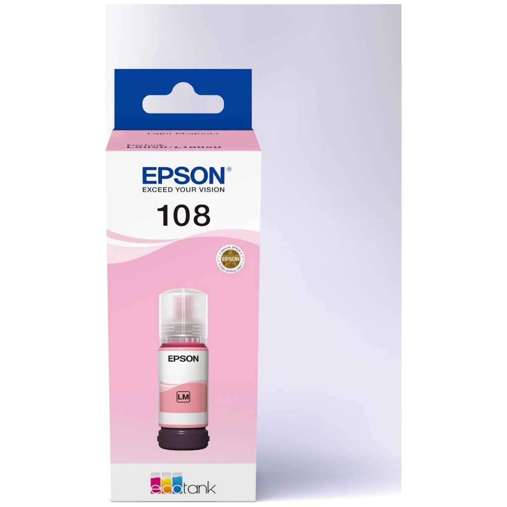 Tinta Epson 108 EcoTank Light Magenta - image 1