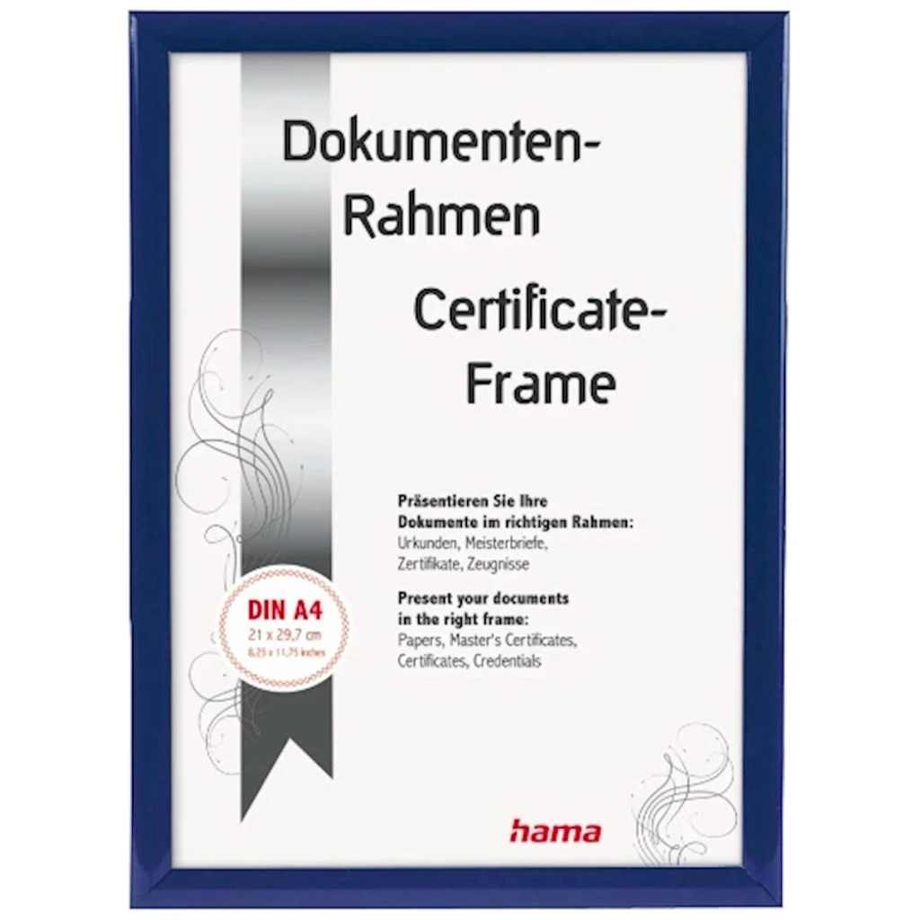 Okvir za slike HAMA Madrid plast. plavi 21x29,7 cm - image 1
