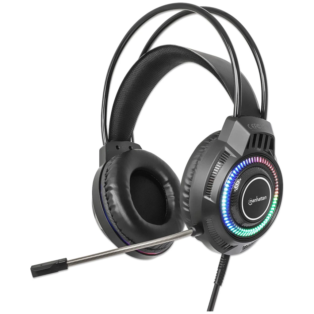 Slušalice Gaming Manhattan RGB LED USB 2.0 - image 1