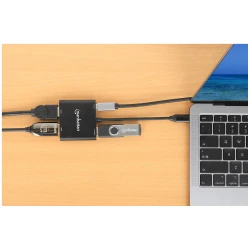 Adapter MANHATTAN USB-C PD to Dual-HDMI Monitor - thumbnail 2