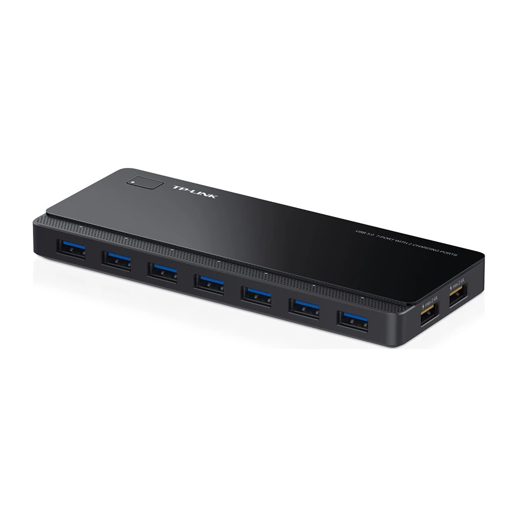 7 ports USB 3.0 Hub with 2 power charge ports 2.4A Max Desktop a 12V/4A - image 1