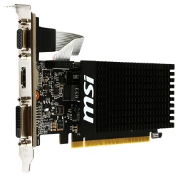 MSI Video Card NVidia GeForce GT 710 2048MB DDR3 64-bit 12.8 GB/s 1600 Mbps Effective - thumbnail 2