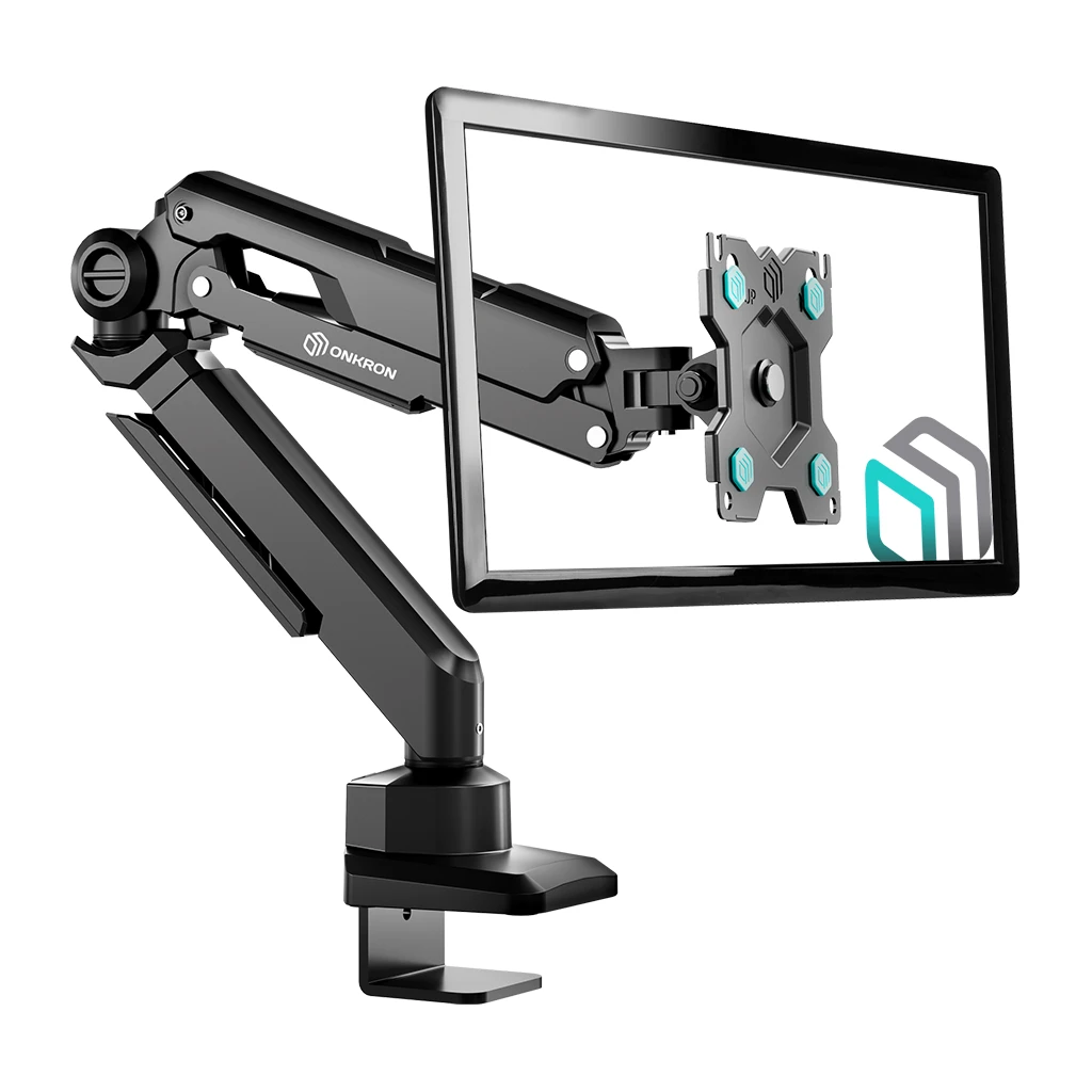 ONKRON Stolni Nosač za Monitore G90-B - 13" do 34", Nosivost 10kg, Crni - image 1