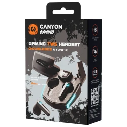 CANYON headset Doublebee GTWS-2 Gaming Black - thumbnail 6