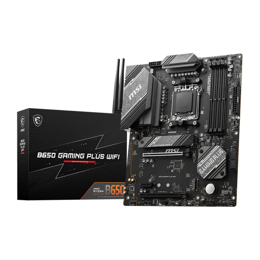 MSI MB B650 Socket AM5 4x DDR5 1x HDMI 1x DisplayPort 	2x M.2 4x SATA - image 1