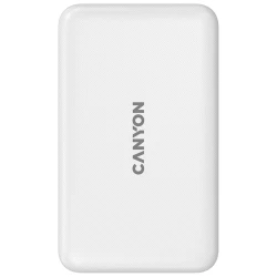 CANYON power bank PB-1001 10000 mAh PD 18W QC 3.0 Wireless 10W White - thumbnail 1