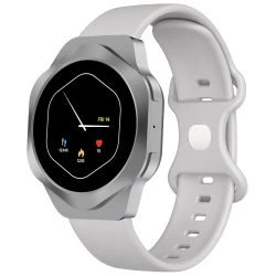 CANYON Pametni Sat Hexagon 88 - BT pozivi, Srebrni, Fitness, IP68 - thumbnail 2
