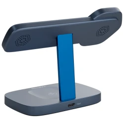 CANYON Wireless Charging Station Hexagon 310 3in1 DarkGrey/Blue - thumbnail 4