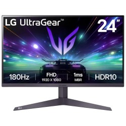 LG 24" UltraGear 24GS50F-BVA, FHD 1920x1080, 180Hz250cdm, 1ms, 2xHDMI, DP, Tilt, AMD Free - thumbnail 1