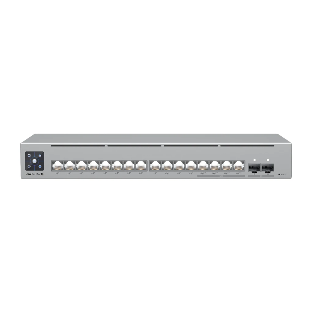 Ubiquiti Mrežni Switch Layer 3 - 16 Portova, 2.5GbE PoE++, SFP+ 10G USW-PRO-MAX-16-POE-EU - image 1