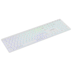Canyon Bežična RGB Tastatura HKB-W11 - Dual Mode, RGB, US/UK Layout, Bijela - thumbnail 5