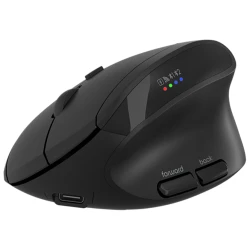 CANYON Ergonomski Bežični Miš MW-25 - LED, Dual mode, AA, Crni - thumbnail 2