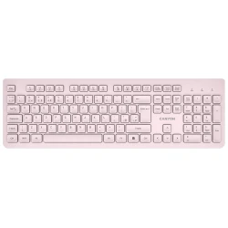 CANYON Keyboard HKB-W01 EN/AD AAA Wireless Beige - thumbnail 1