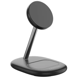 CANYON wireless charger WCS-205 15W Qi2 2in1 Black - thumbnail 3