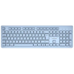 CANYON Keyboard HKB-W01 EN/AD AAA Wireless Blue - thumbnail 1