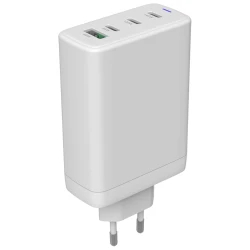 CANYON charger CU140ACC GaN 150W 3xPD 1xQC EU White - thumbnail 1
