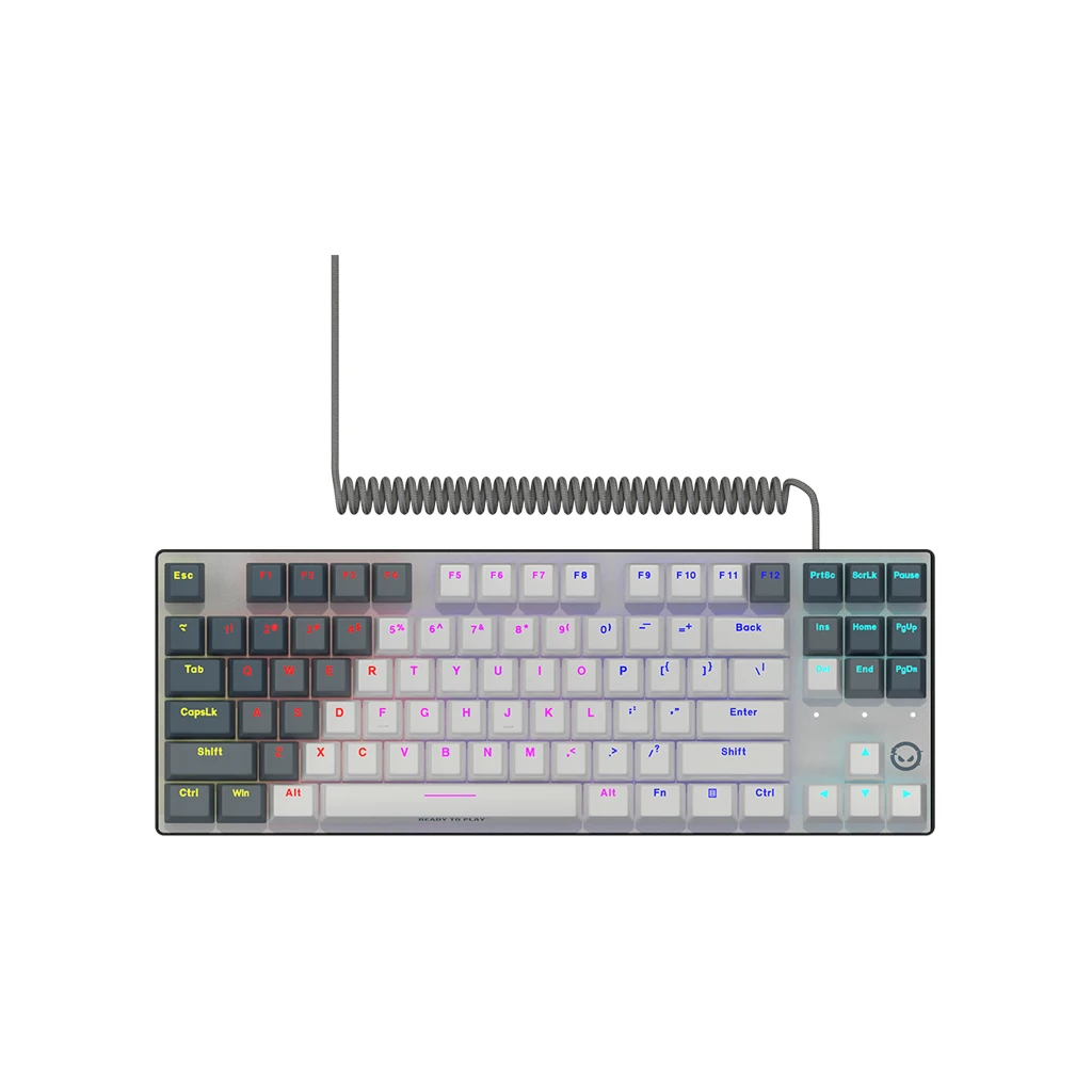 Lorgar Azar 514TKL žičana mehanička gaming tastatura, RGB, bijela, EN raspored - image 1