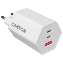 CANYON Punjač HEXAGON 65 GaN 65W 2xPD 1xQC EU Bijeli - thumbnail 3